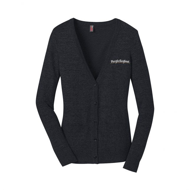 PS16 DM415 District Made Ladies Cardigan Sweater Black 1200