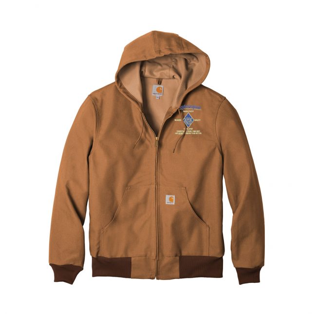 PS0220 Carhartt Thermal Lined Duck Active Jacket brown