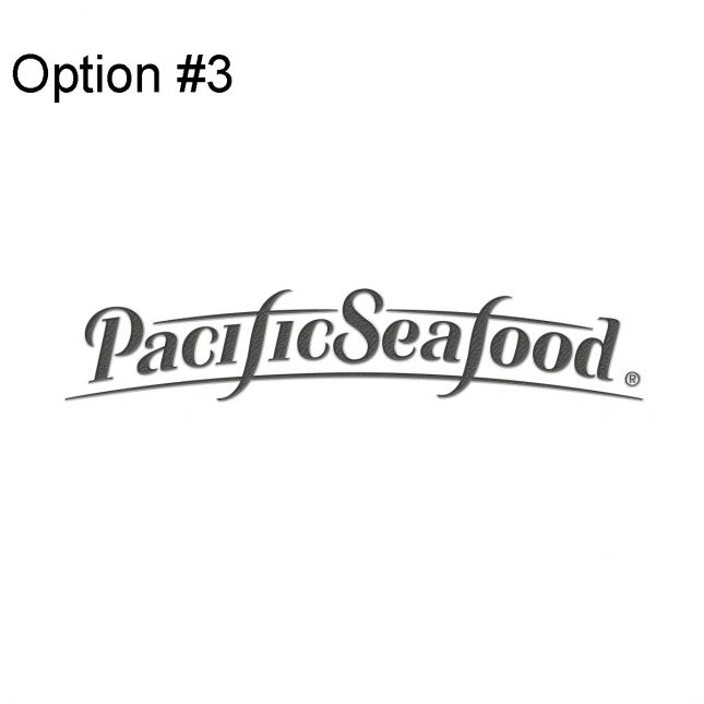 PS061620 Pacific Seafood Embroidery Designs Option 3 One color tonal